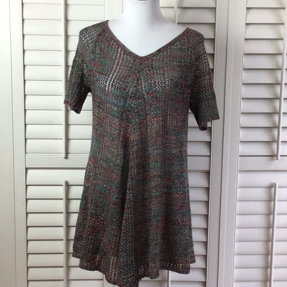 212 Woven Tunic Top Size L - Picture 1 of 5